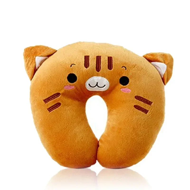 Coussin de voyage doux en forme de U – Confort et tendresse