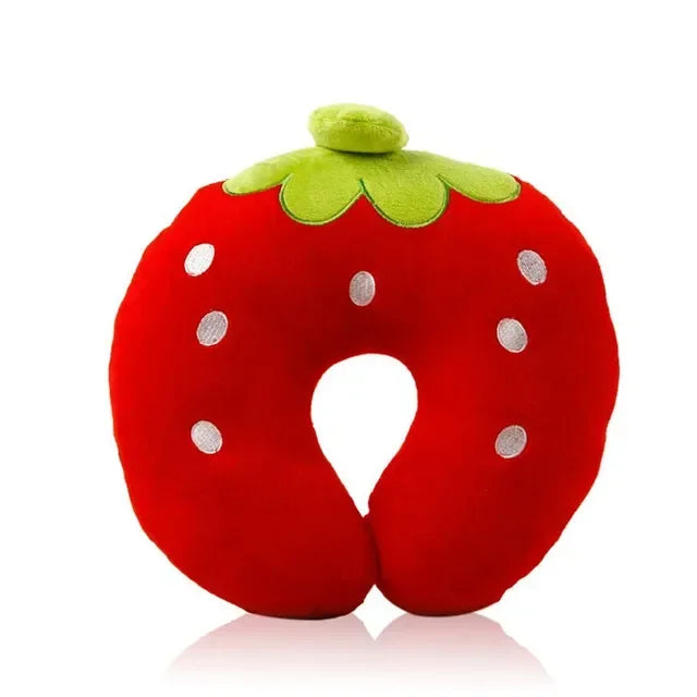 Coussin de voyage doux en forme de U – Confort et tendresse