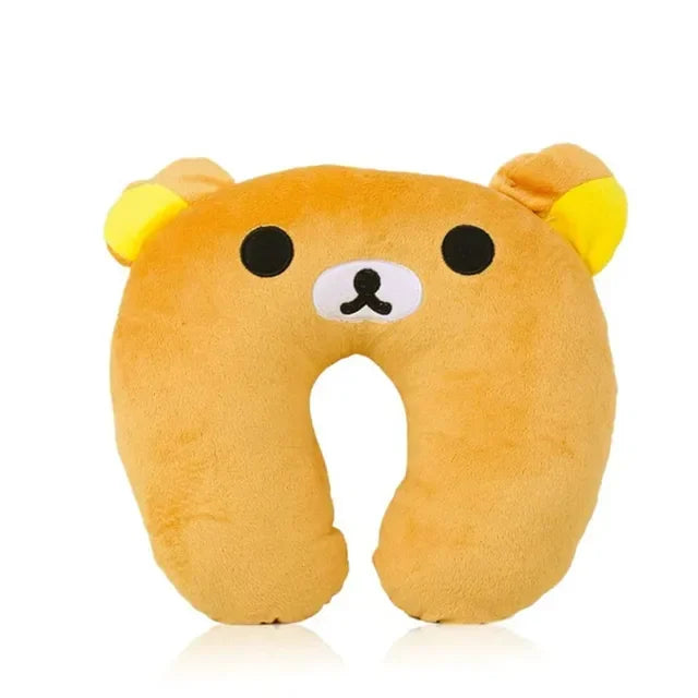 Coussin de voyage doux en forme de U – Confort et tendresse